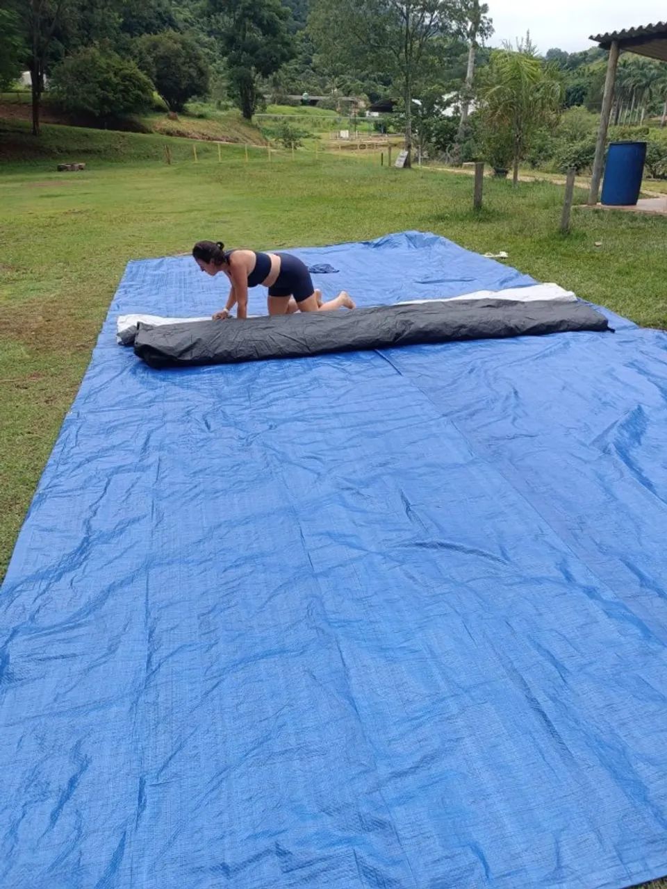 Barraca de Camping Arpenaz 5.2 Fresh & Black Quechua - Foto 6