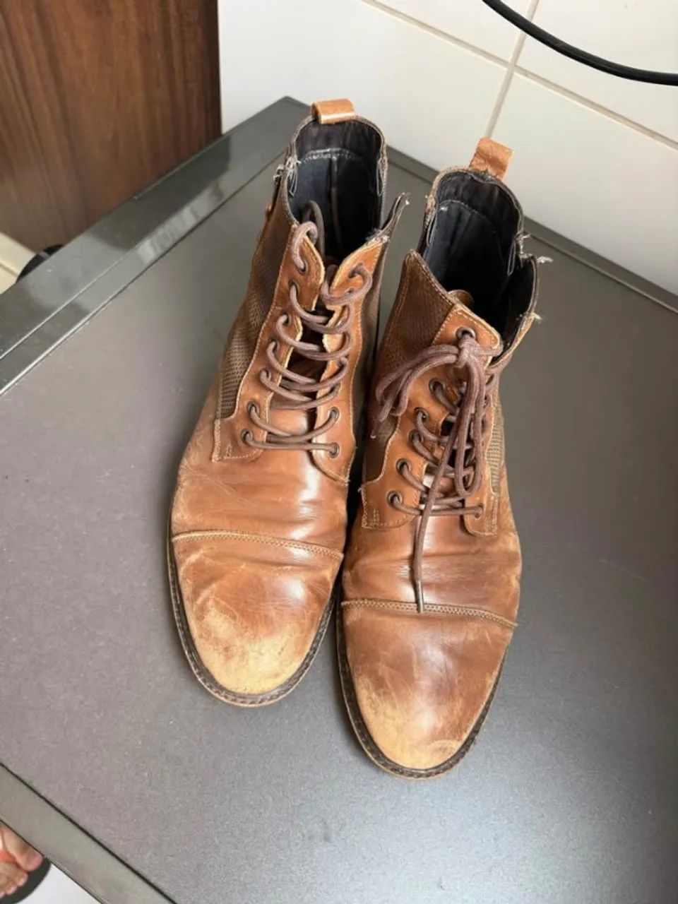 Bota Masculina de Couro Legítimo - IMPÉRIO