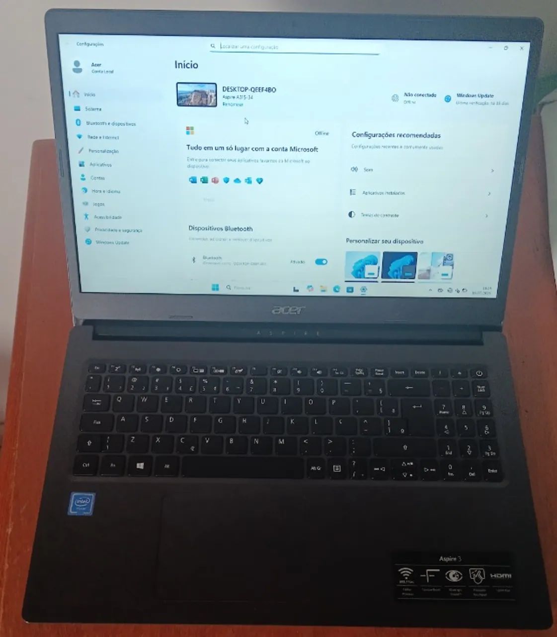 Notebook Acer Aspire 3