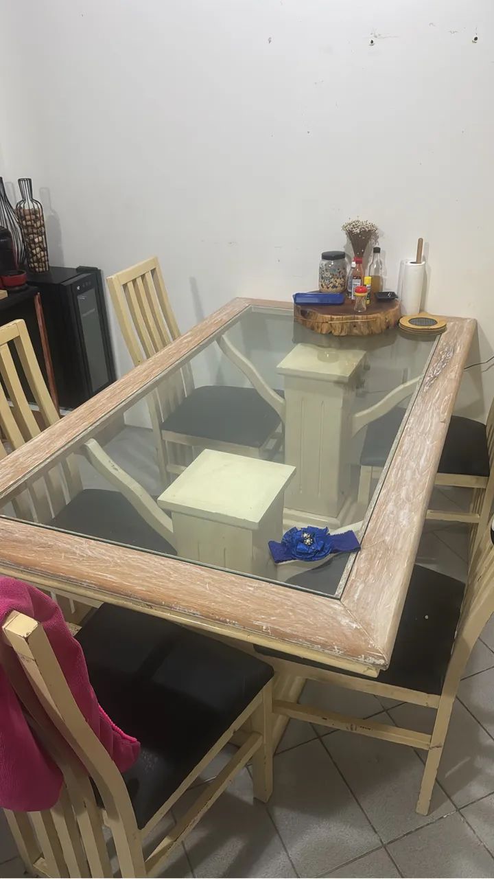 Conjunto mesa e cristaleira  - Foto 3
