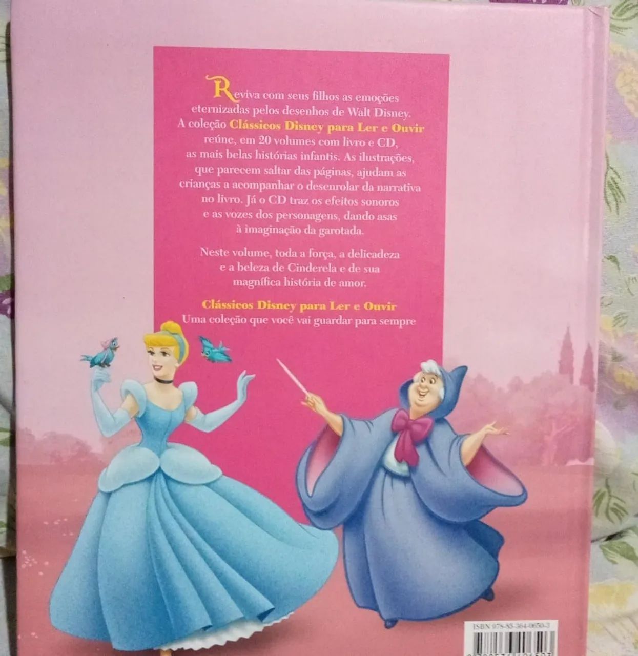 Livro Infantil Cinderela Disney com CD de Áudio - Coleção Abril - Foto 4