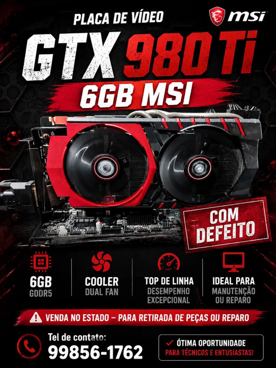 Placas de vídeo com defeito (LEIA) - Foto 3