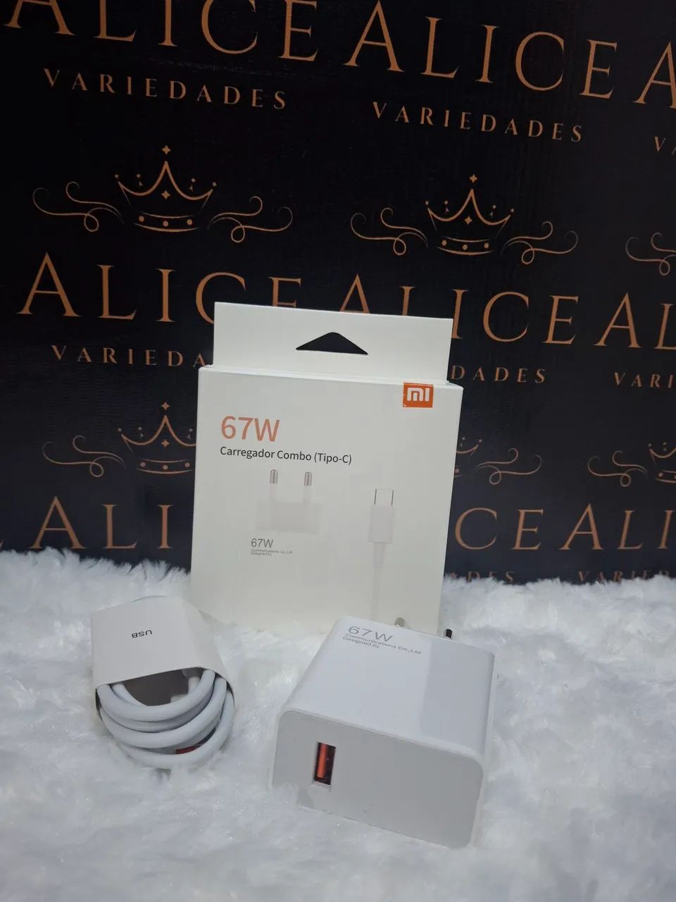 Carregador xaiome tipo C , 67w 