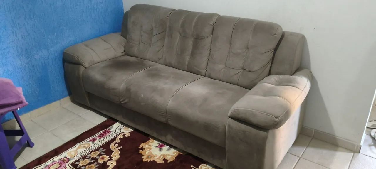 Sofa 3 Lugares Semi Novo - Foto 2
