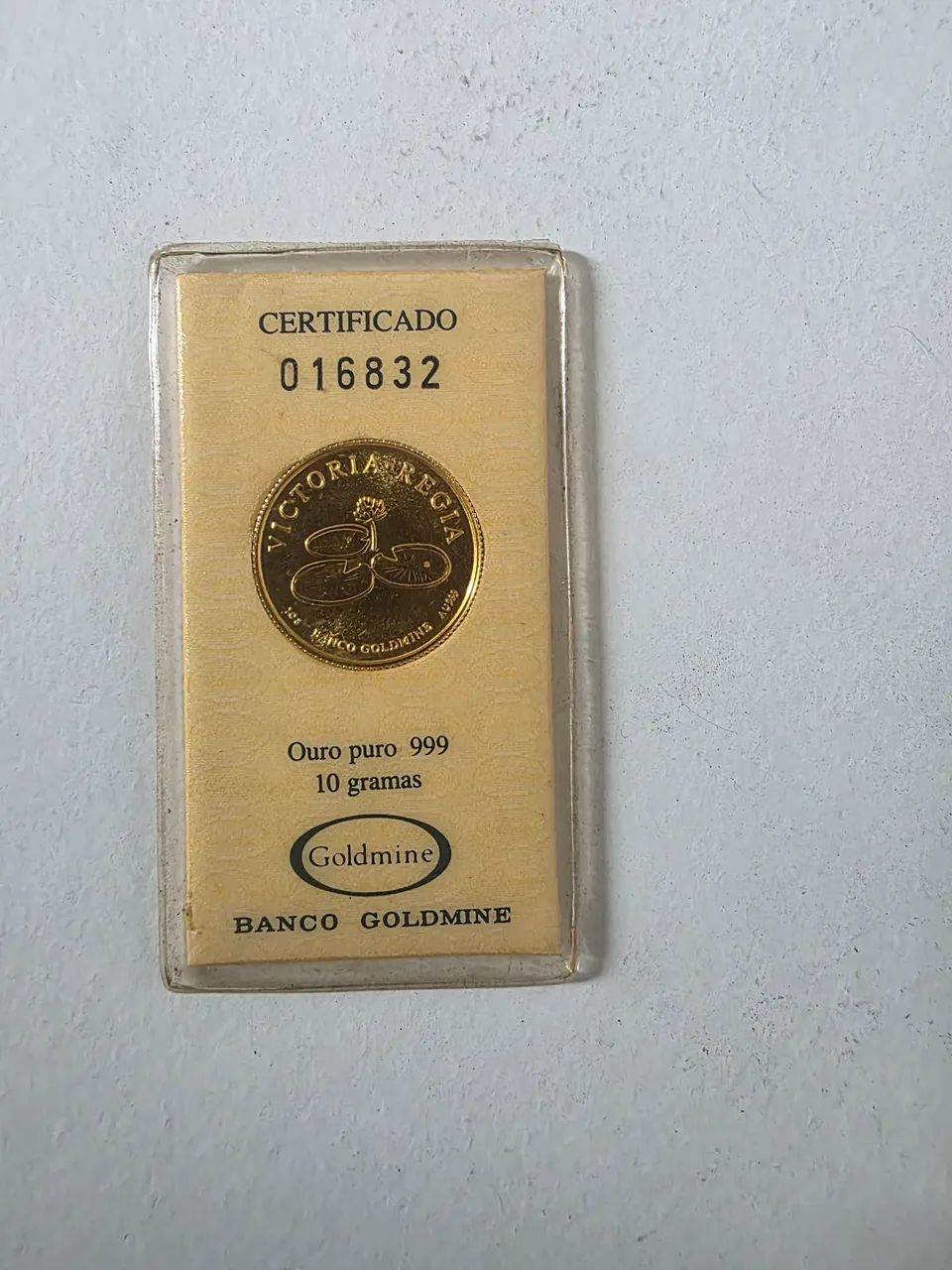 Moeda de ouro banco do Brasil 