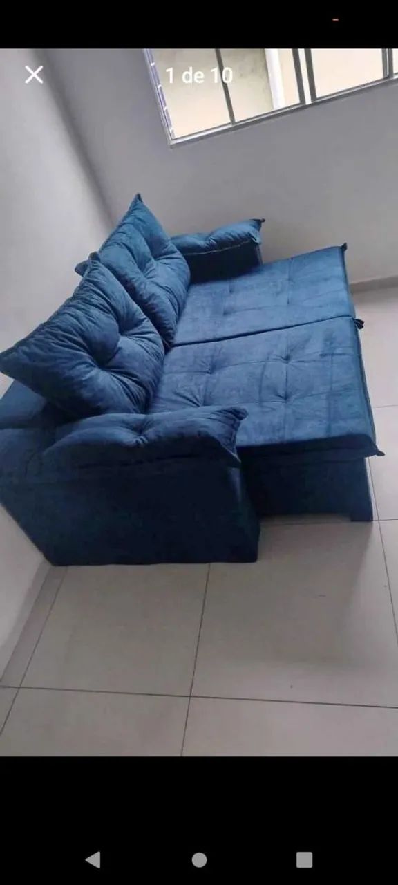 Sofá retrátil Texas luxo 1.80m frete grátis  - Foto 4