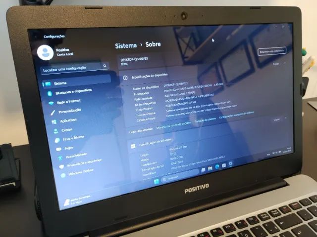 Notebook Core i5 8gb Windows 11 Bateria boa - Foto 5
