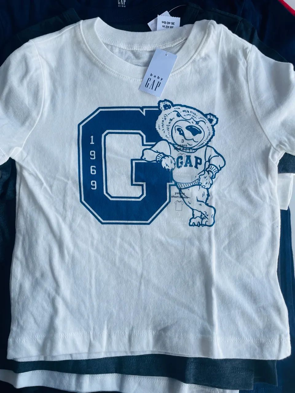 Camiseta Infantil GAP - TAM 4 e 5 - Importado EUA - Foto 3