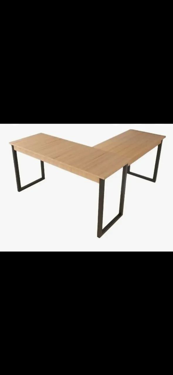 Mesa L de escritório ou game  - Foto 3