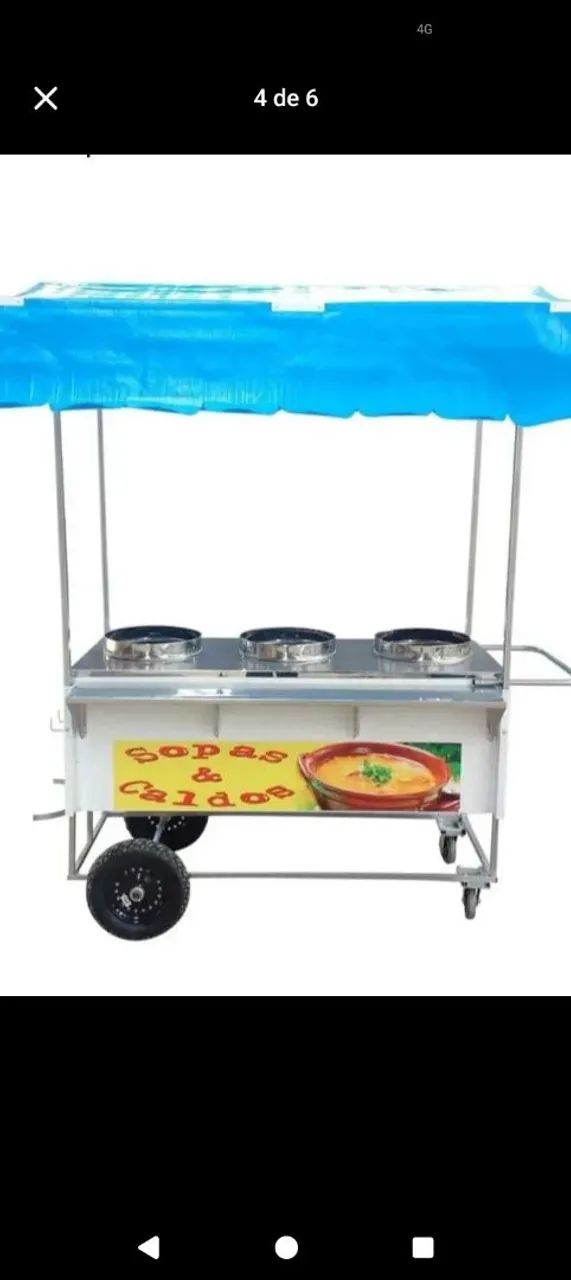 Carrinho de caldos e sopas super novo  - Foto 4
