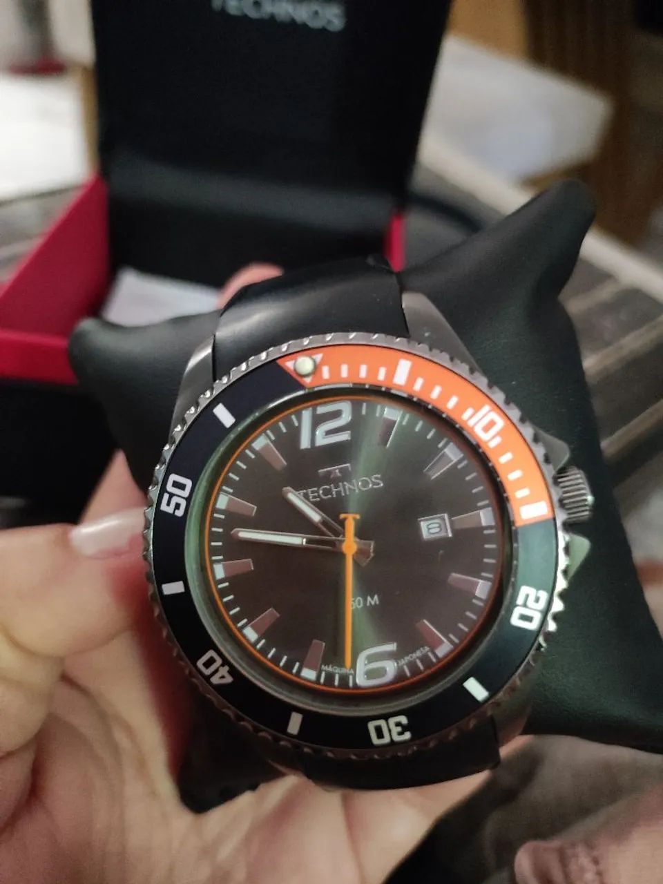 TECHNOS relógio masculino  - Foto 4