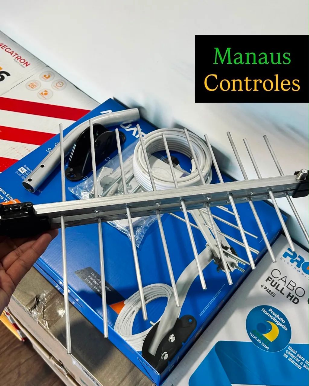 Antena para tv digital externa plus - Foto 3