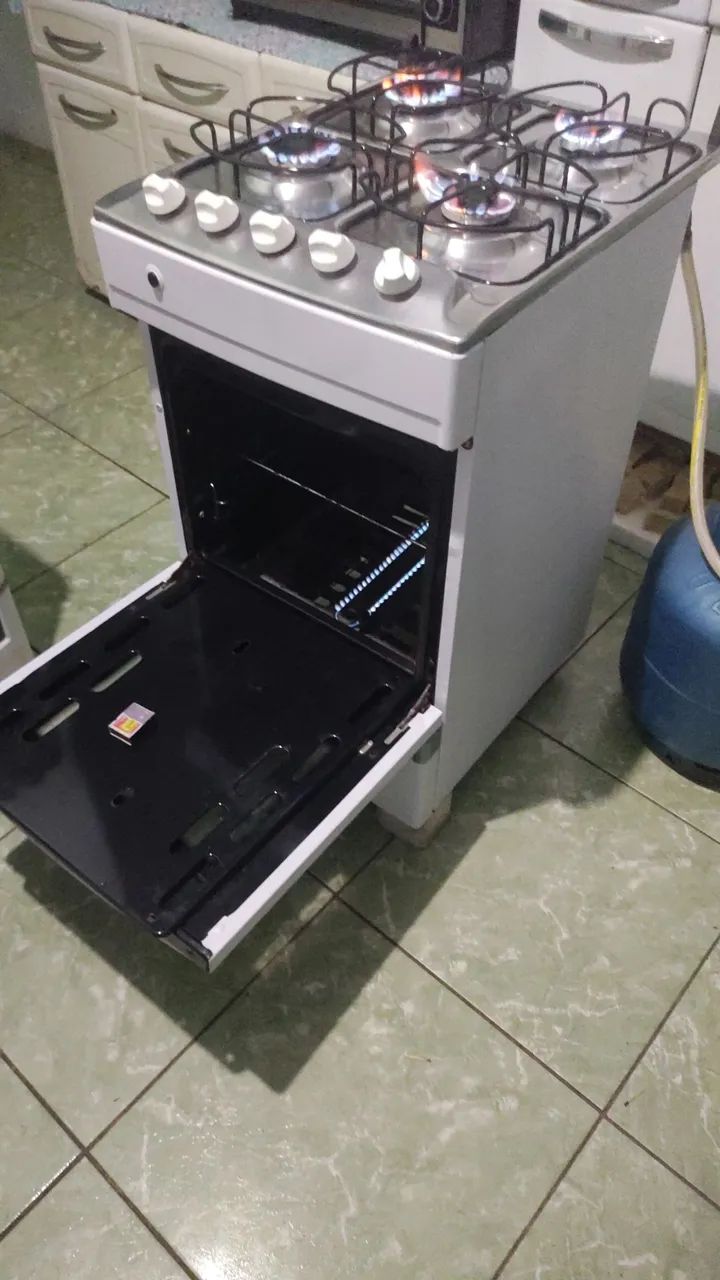 Fogão Brastemp 4 bocas funcionando.(FAÇO ENTREGA) - Foto 3