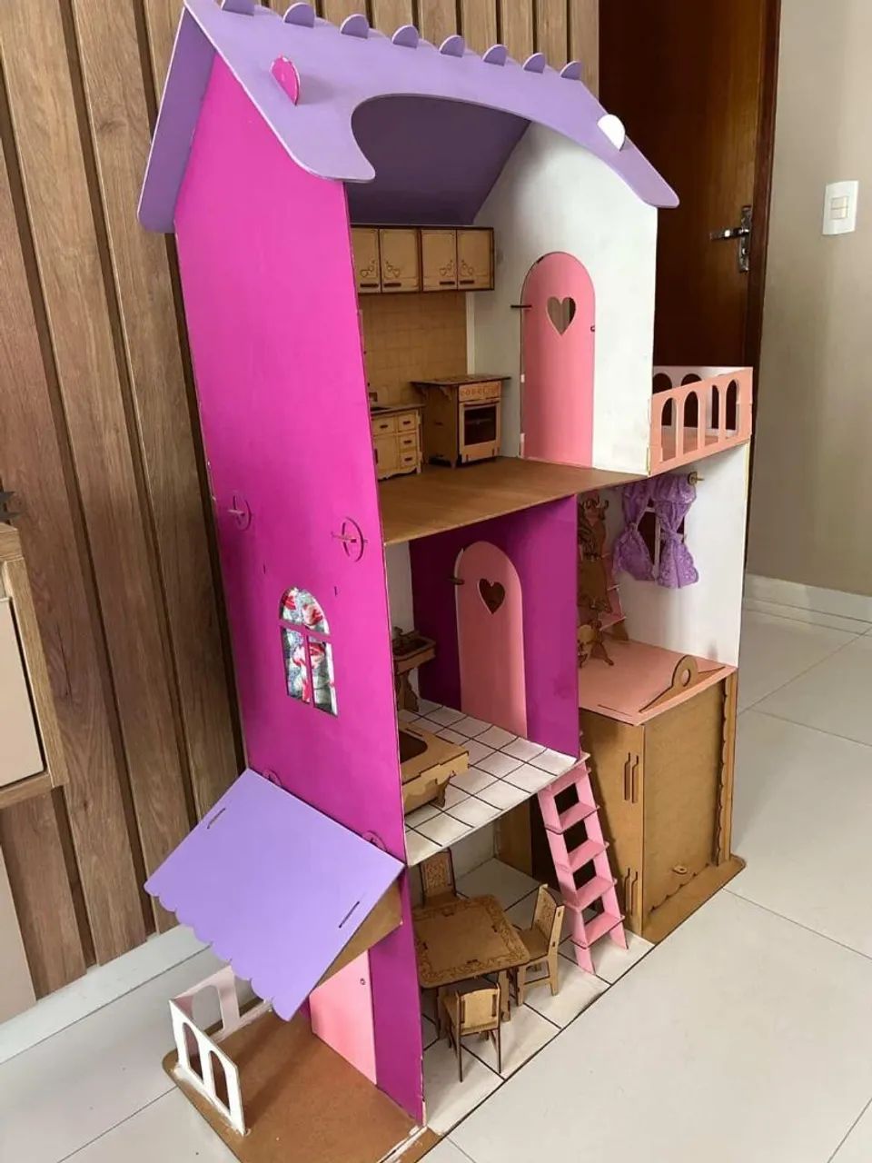 Casa de boneca de mdf - Foto 4