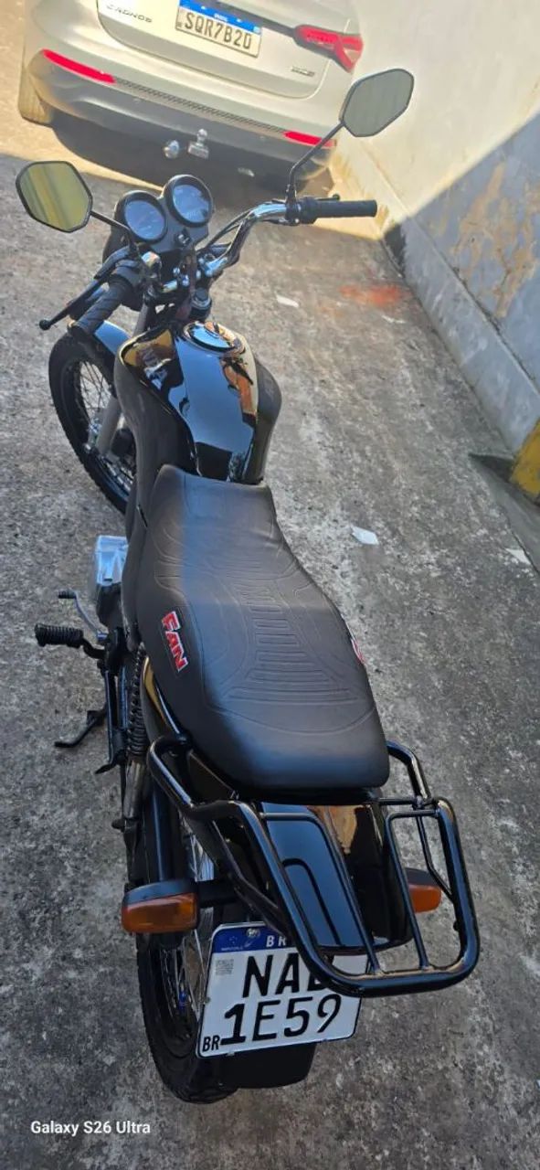Moto em perfeito estado está bem conservada. - Foto 2