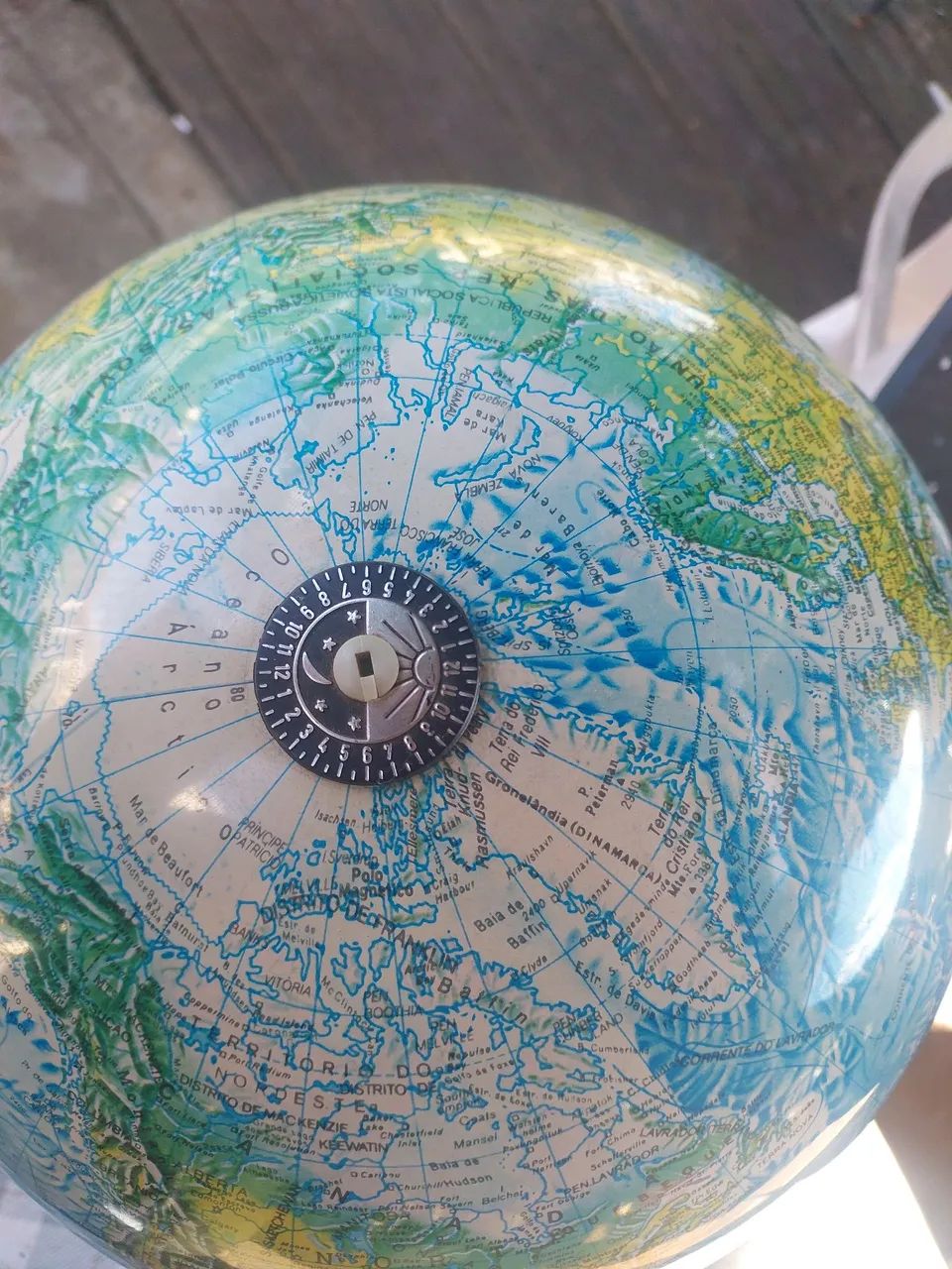 Globo mapa mundial vintage  - Foto 3