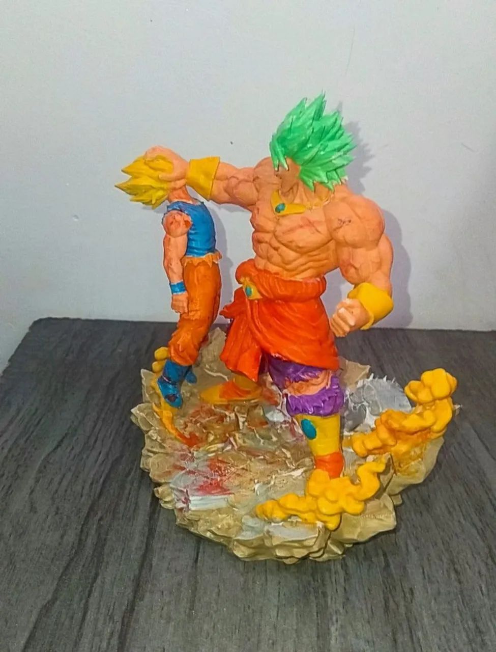 Action figure dragon ball broly e goku - Foto 2