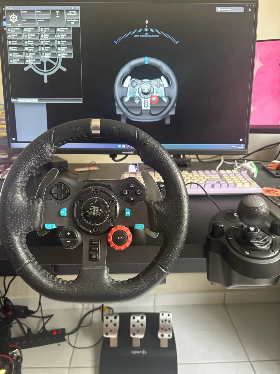 Logitech G29 com câmbio  - Foto 2