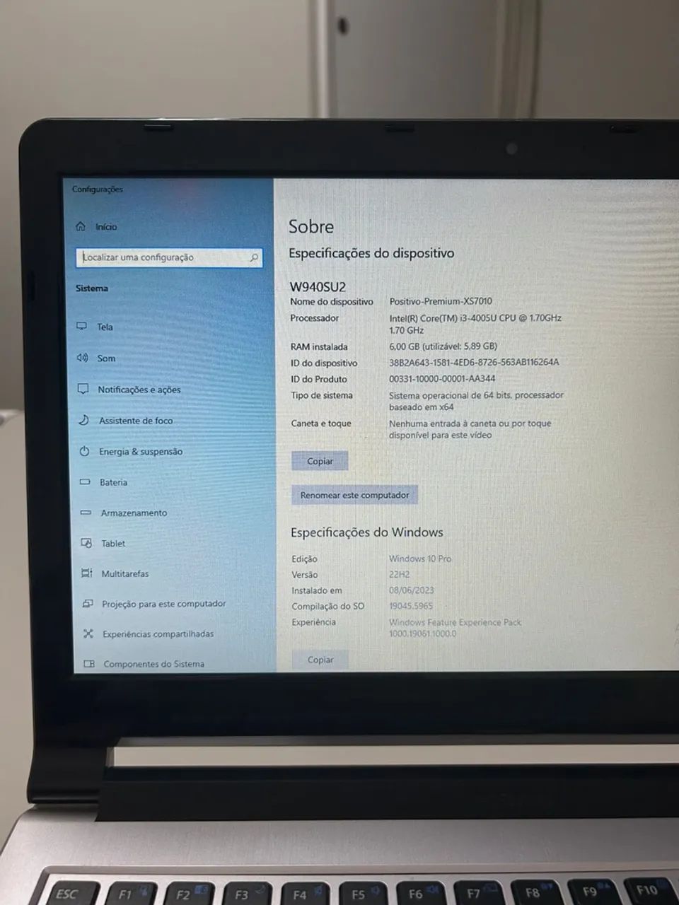 Notebook Positivo Premium XS7010 - Foto 4