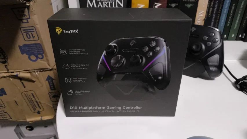 Controle Gamer EasySMX D10 Wireless 2.4G Bluetooth PC Android iOS Nintendo Switch com Dock - Foto 2