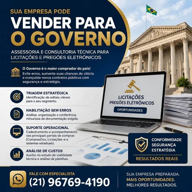 Assessoria e Consultoria Técnica para Licitações e Pregões Eletrônicos