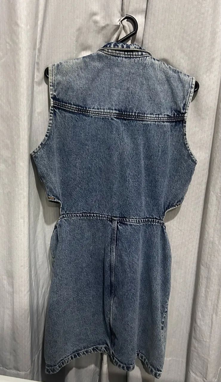 Vestido jeans Consciência  - Foto 3