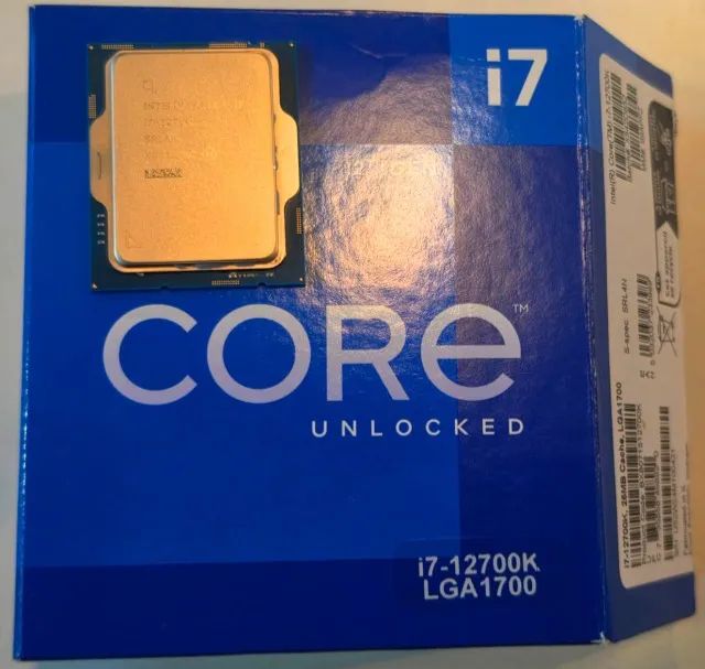 Processador Intel Core i7-12700K LGA 1700 - Impecável com Caixa