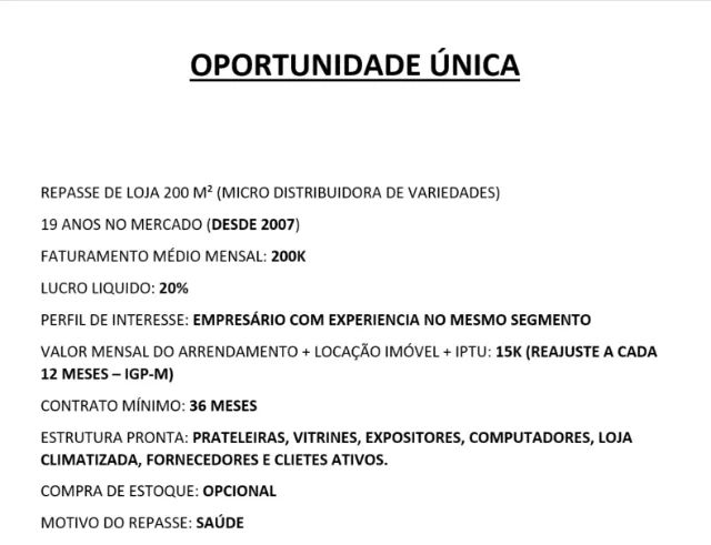 OPORTUNIDADE DE OURO 2026