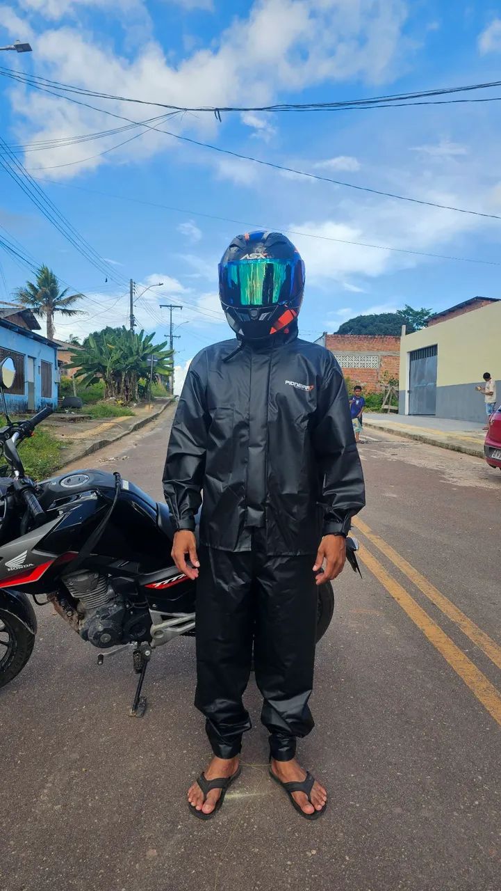 Capa de chuva pioneira excelente qualidade e durabilidade - Foto 3