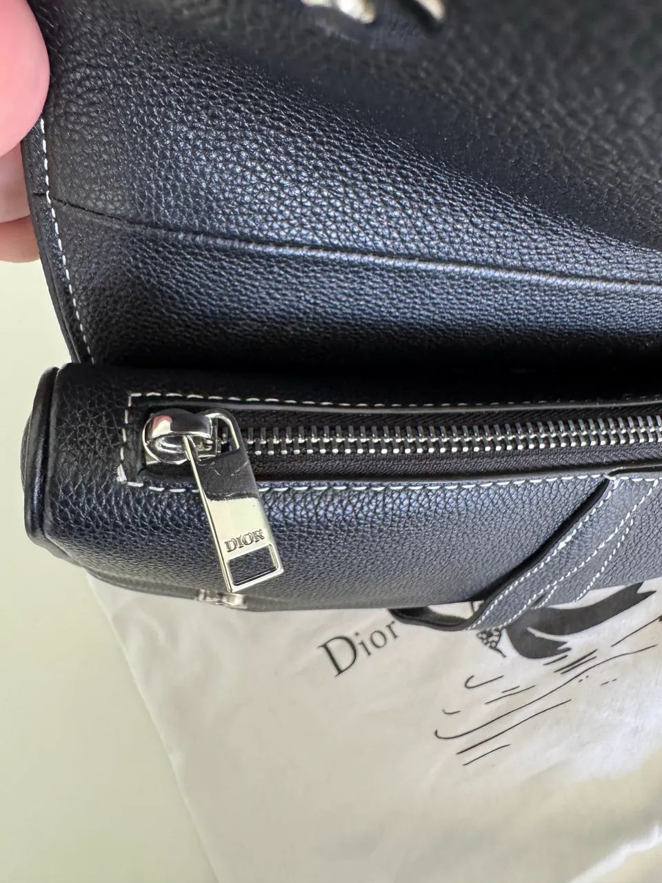 Bolsa Original Dior Saddle Bag - Foto 3