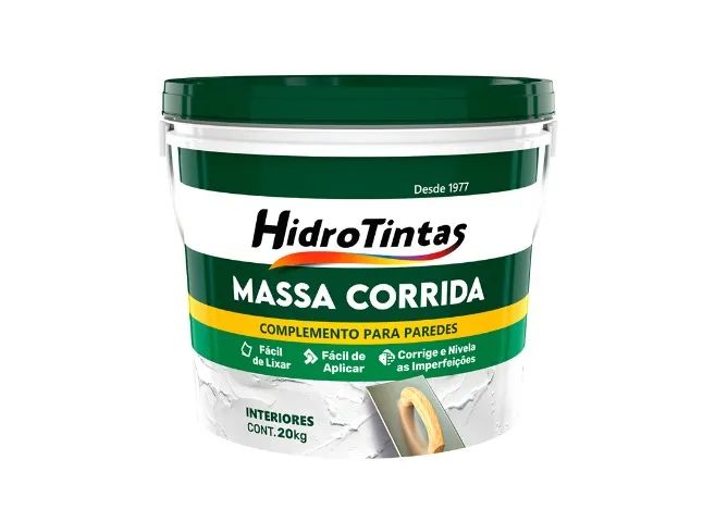 Massa Corrida Pva Balde 20Kg Hidrotintas