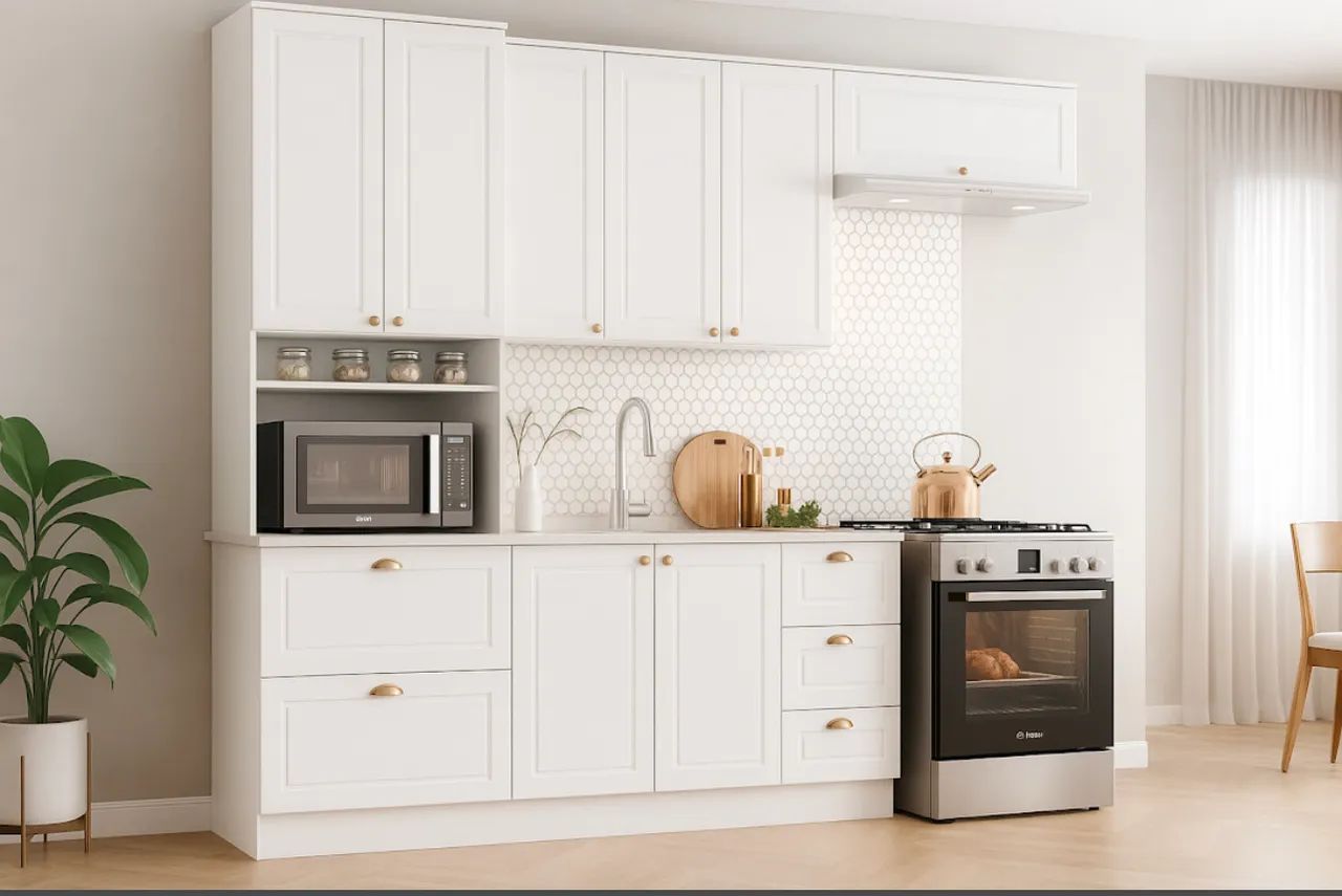 Cozinha Completa em MDF - Pronta Entrega