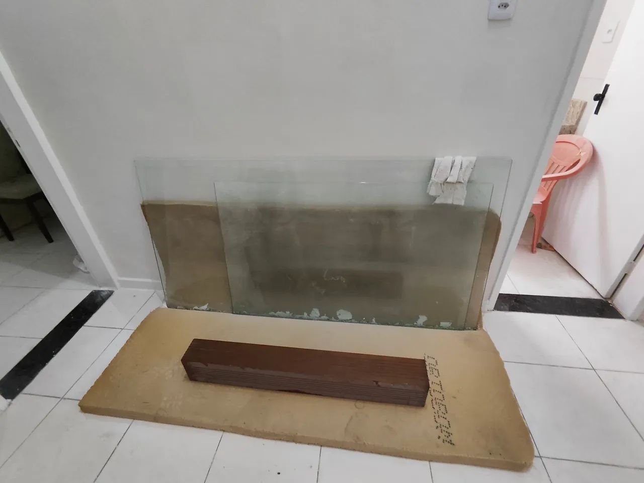 DOIS VIDROS DE MESA DE JANTAR - Foto 2