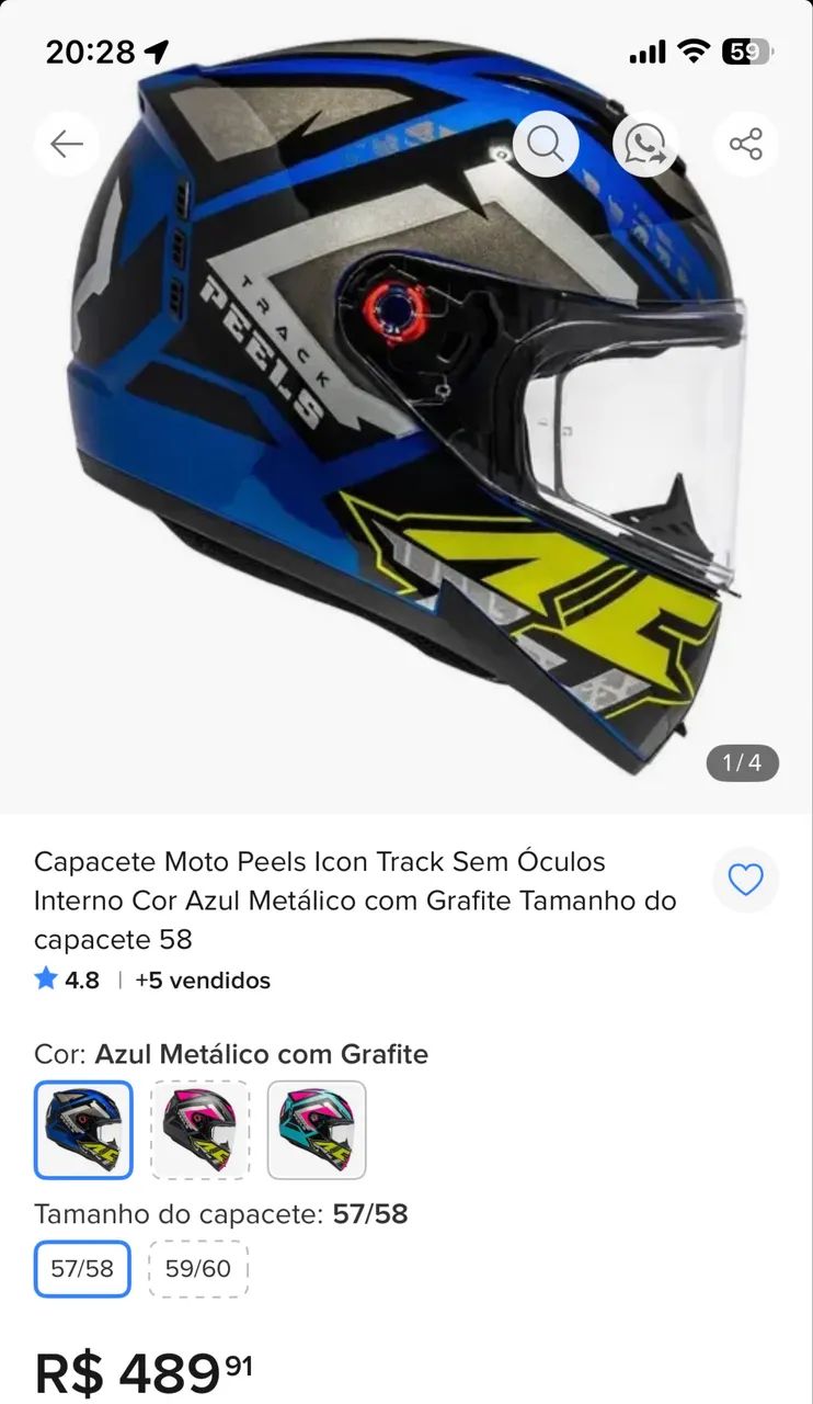 Capacete  - Foto 5