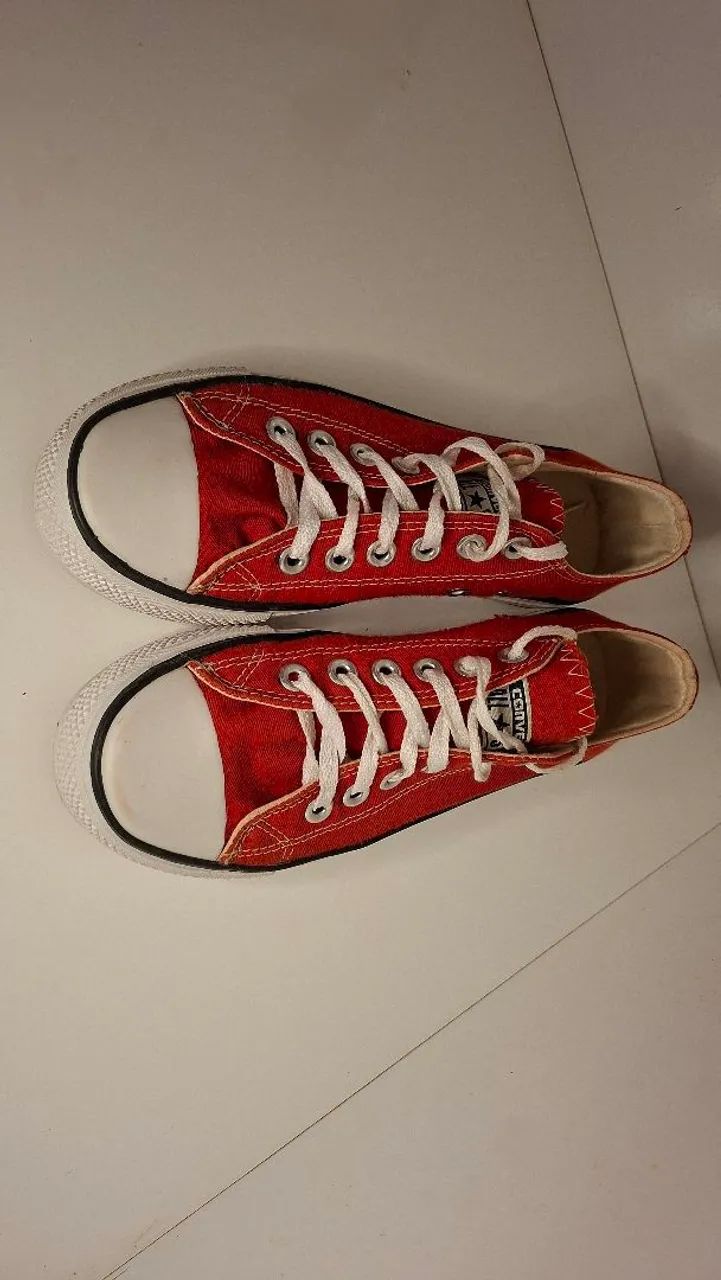 Tênis estilo All star vermelho
