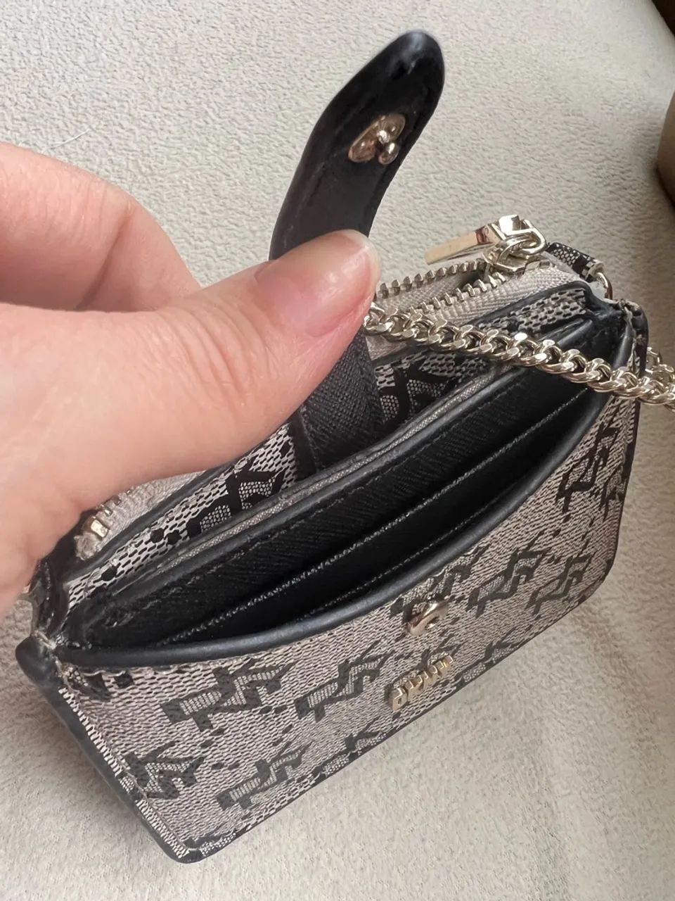 Mini bolsa carteira Donna Karan  - Foto 3