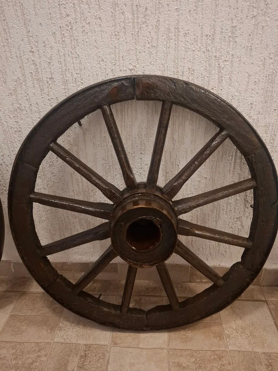 Roda de carroça original  - Foto 4