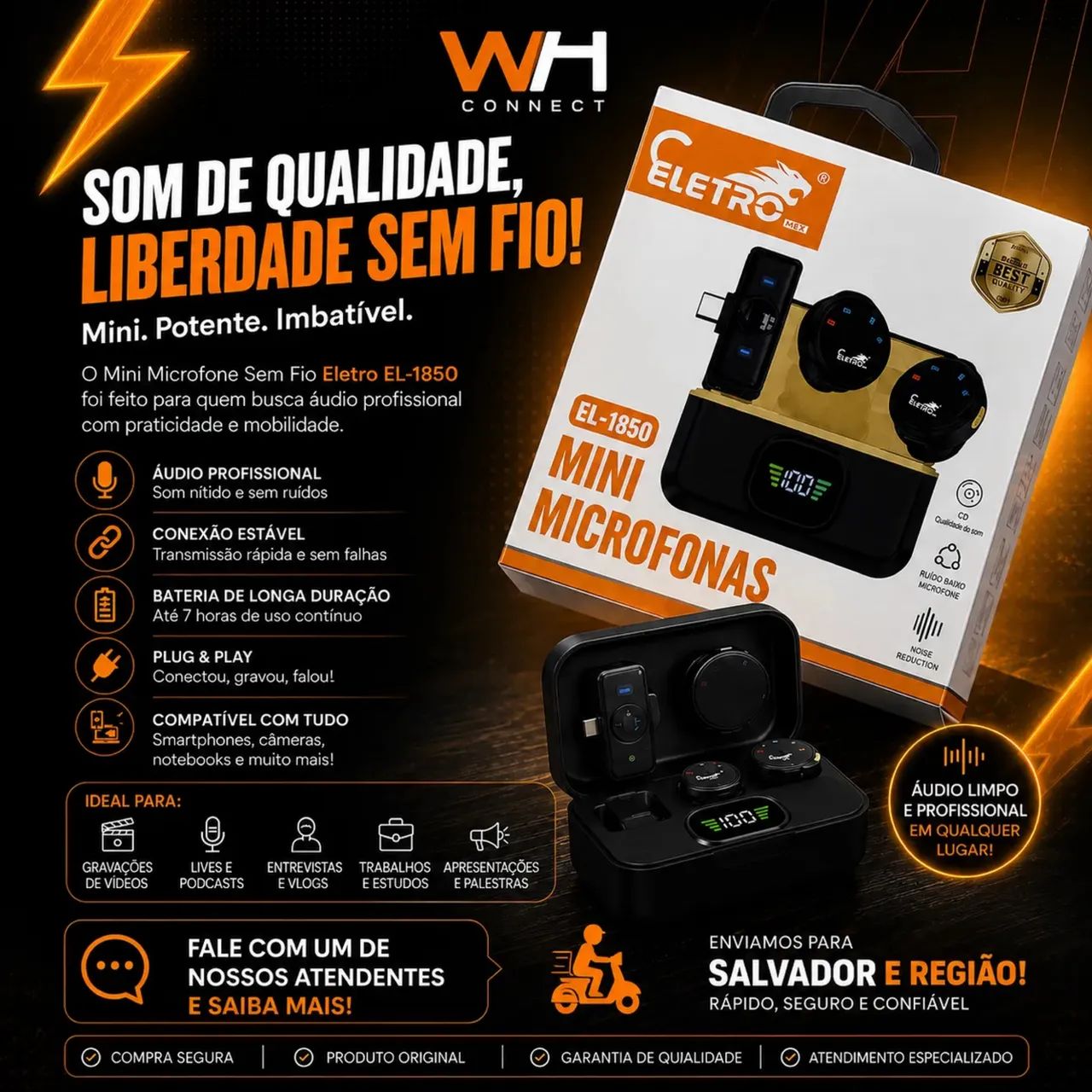 Microfone lapela
