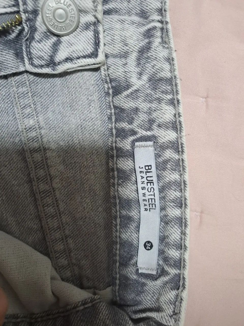 Calça jeans CEA 34 cinza semi nova - Foto 5