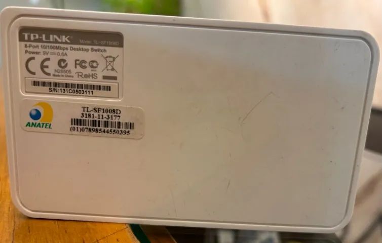 Switch TP-Link TL-SF1008D 8 Portas 10/100 Mbps + Fonte Original - Foto 3