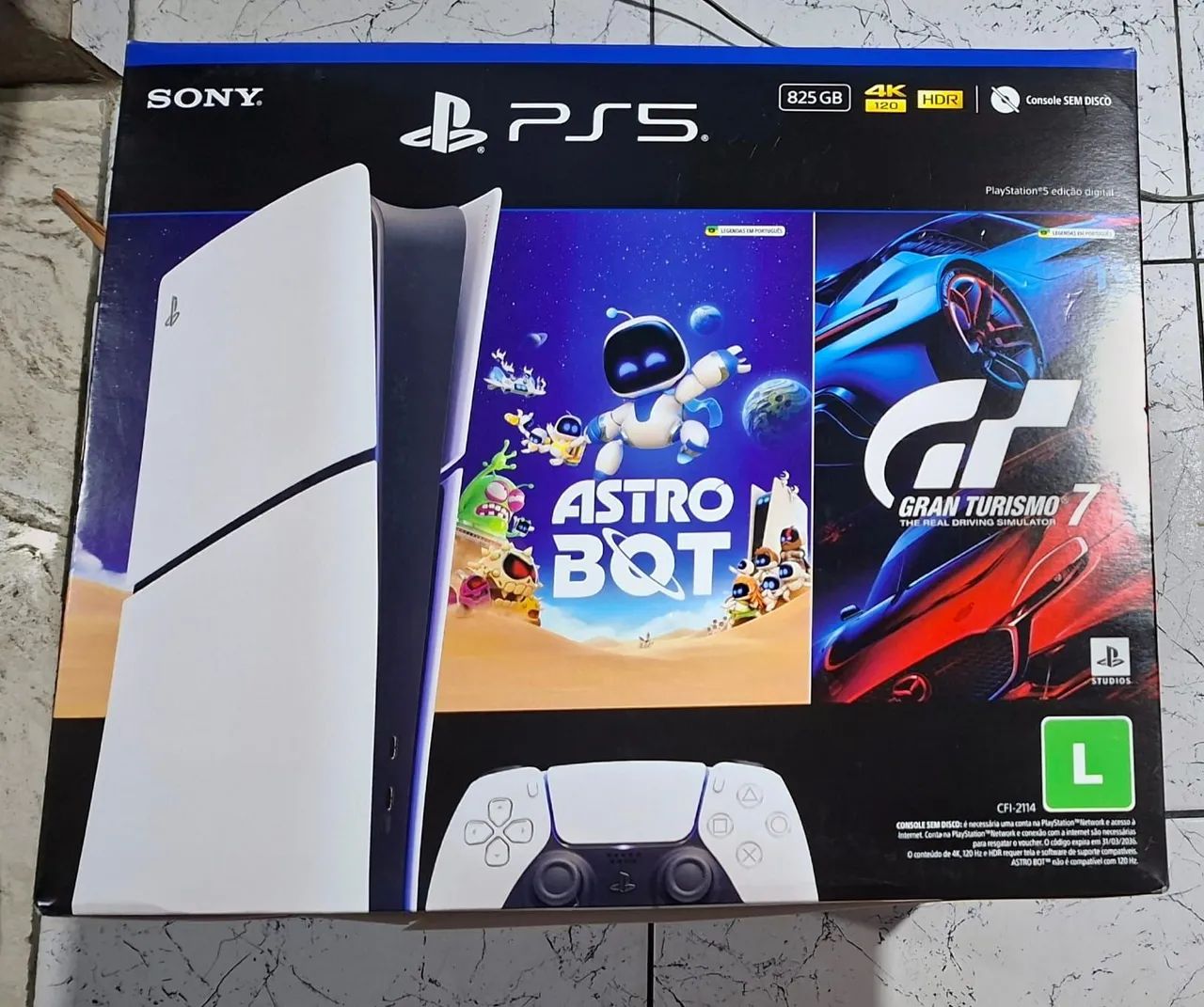 ps5 slim zero com hd de 1 tb junto (so venda)