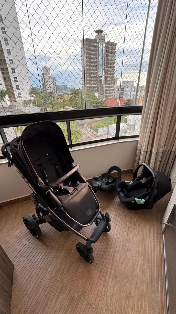 Carrinho de bebê e Bebê conforto  - Foto 5