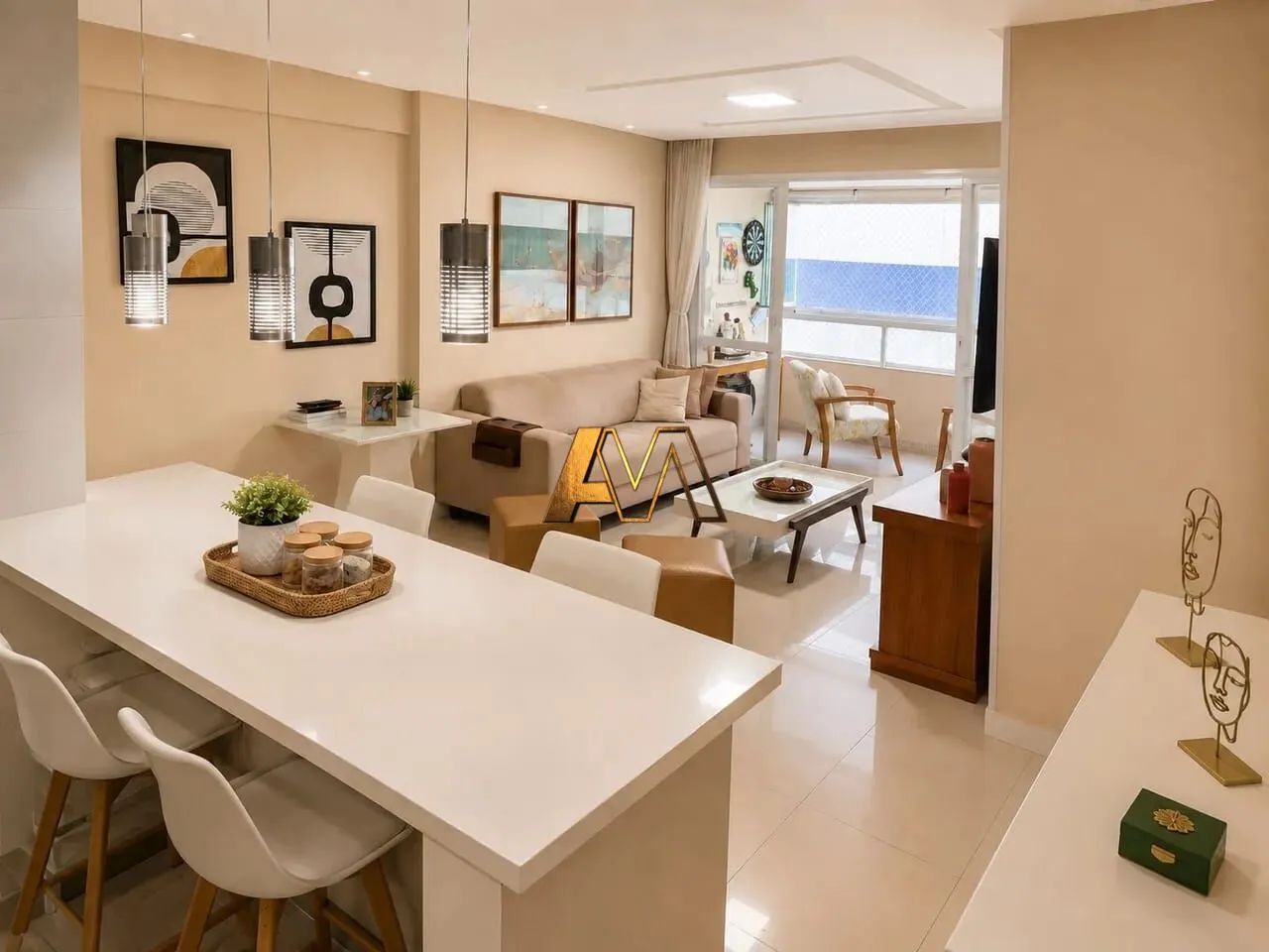 APARTAMENTO 2/4 SENDO 1 SUÍTE EM ALPHAVILLE