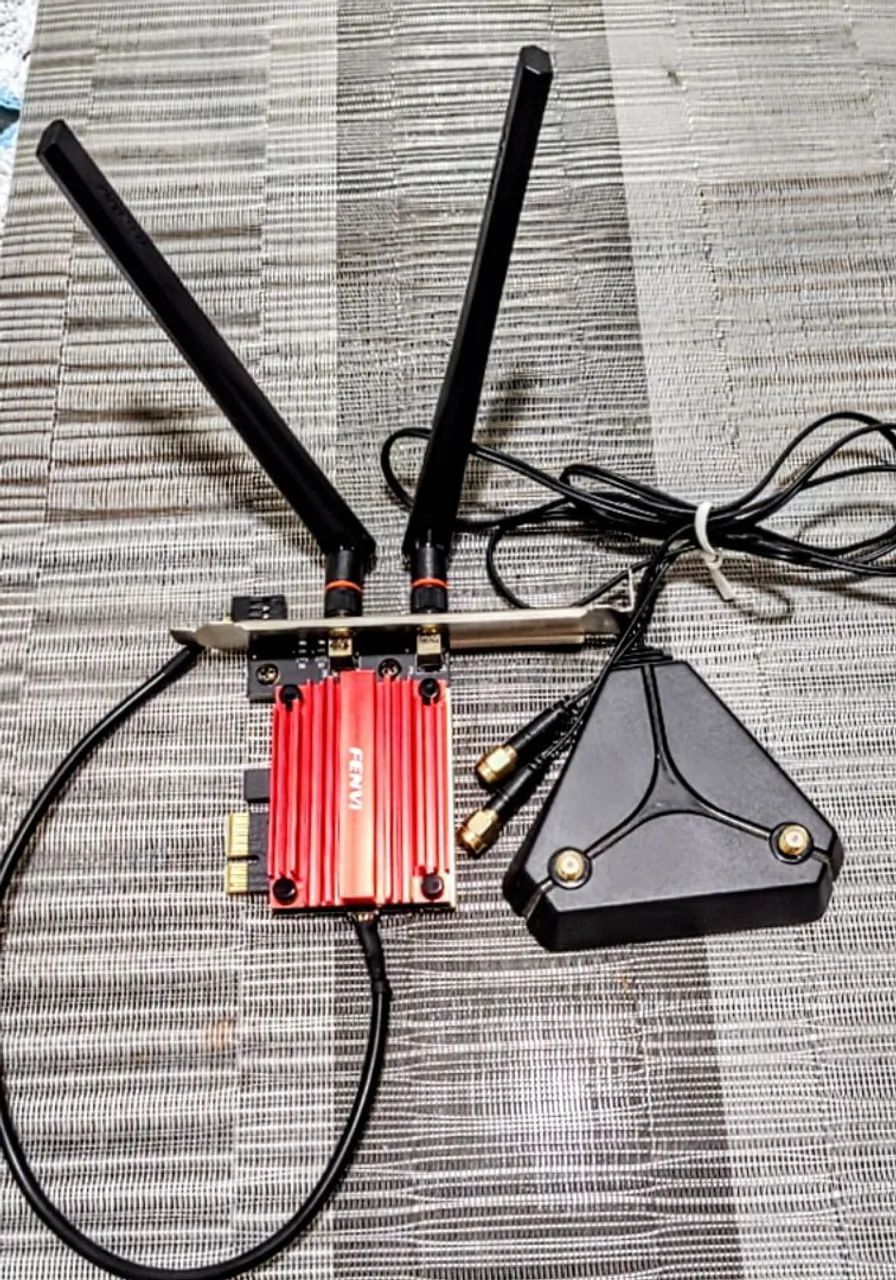 Placa wi-fi 6e pcie axe3000 fênvi 2.4 5 6ghz - Foto 5