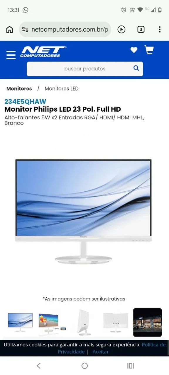 Monitor Philips 24 polegadas com 2 HDMI  - Foto 4