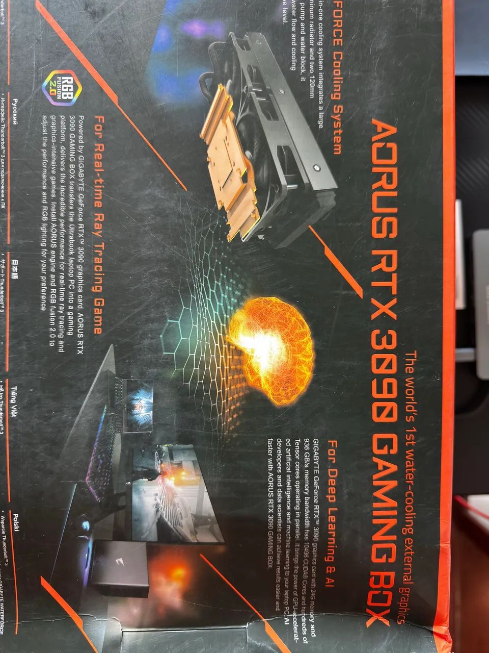 Gaming Box AORUS RTX 3090 24GB e-GPU - Foto 5