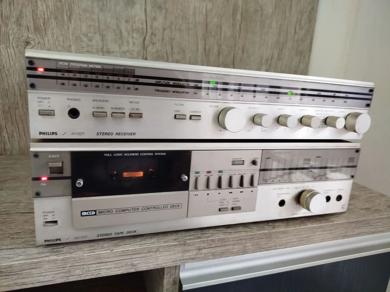 Receiver e tape deck Philips AH 621, N gradiente, polyvox, technics, marantz, sansui, - Foto 2