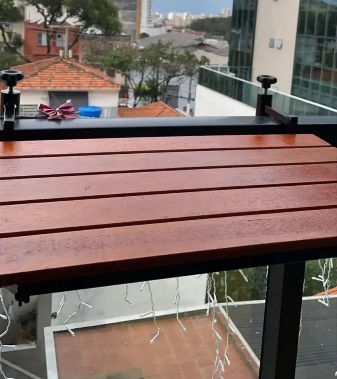 Mesa dobrável para varanda