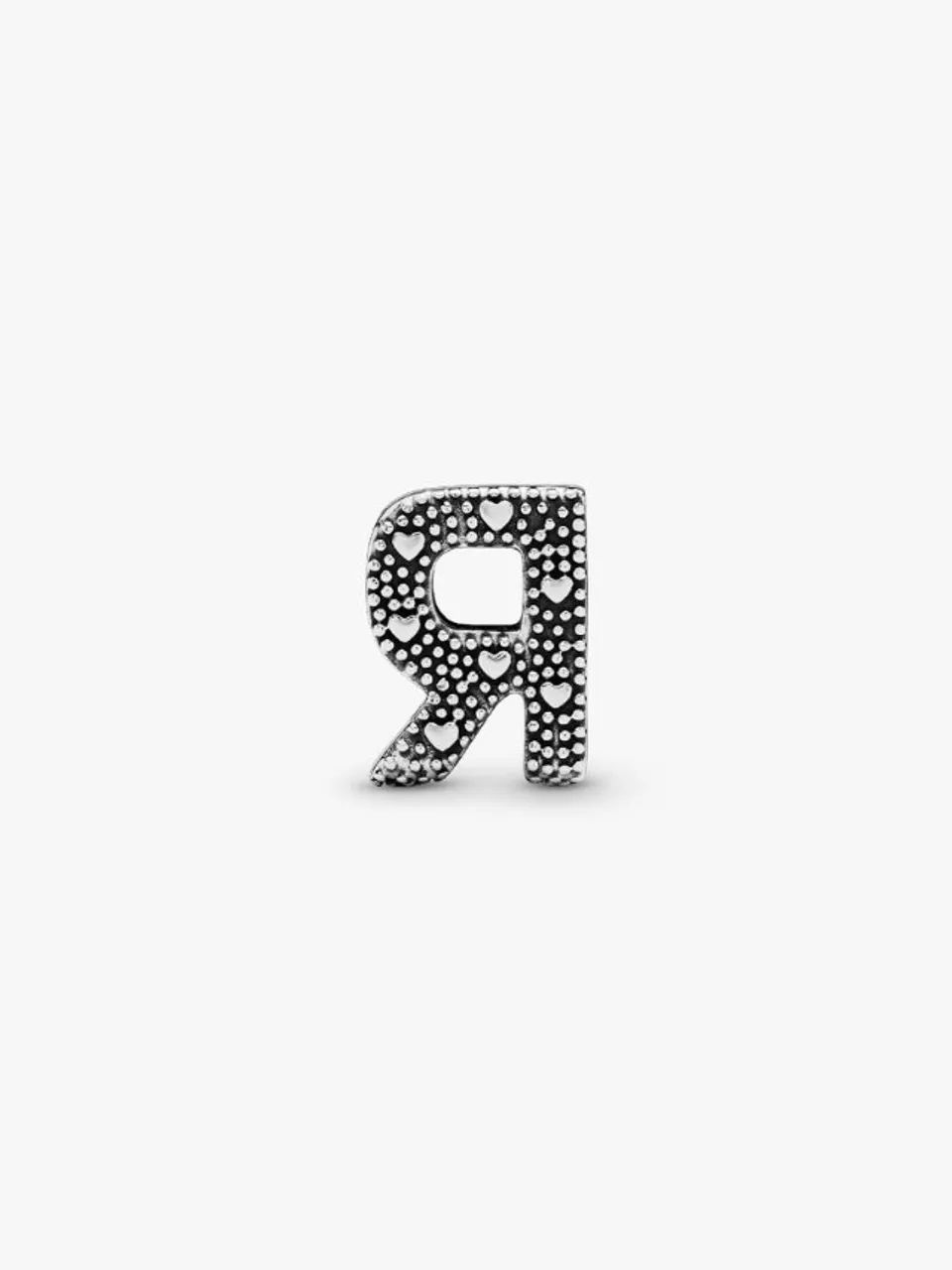 Charm Pandora letra R prata 