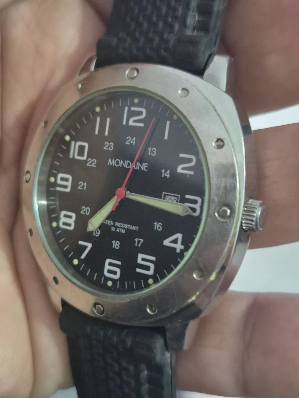Relógio MONDAINE SPORT À QUARTZ   -   ÓTIMO ESTADO - Foto 4